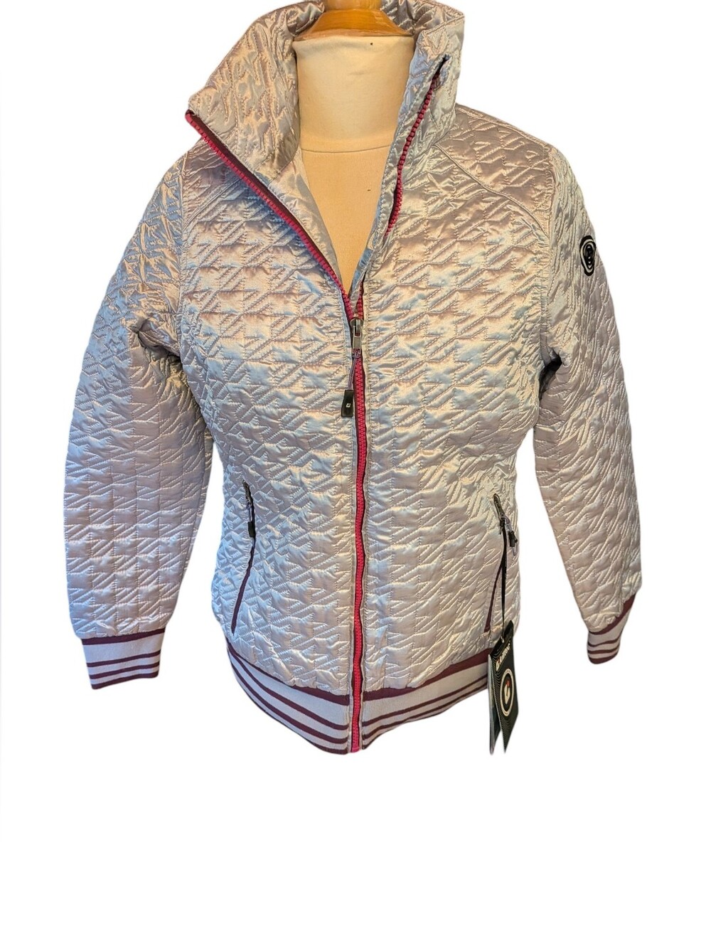 Killtec Silver Waterproof Quilted Lynka Jacket, Windproof, Breathable Size 8 NWT